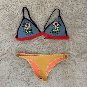 Barely worn triangl bathing suit size S